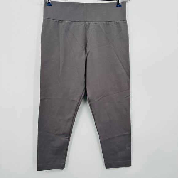 LOGO Layers by Lori Goldstein Capri Pull On Leggings Womens XXSP PETITE GRAY - Picture 1 of 5